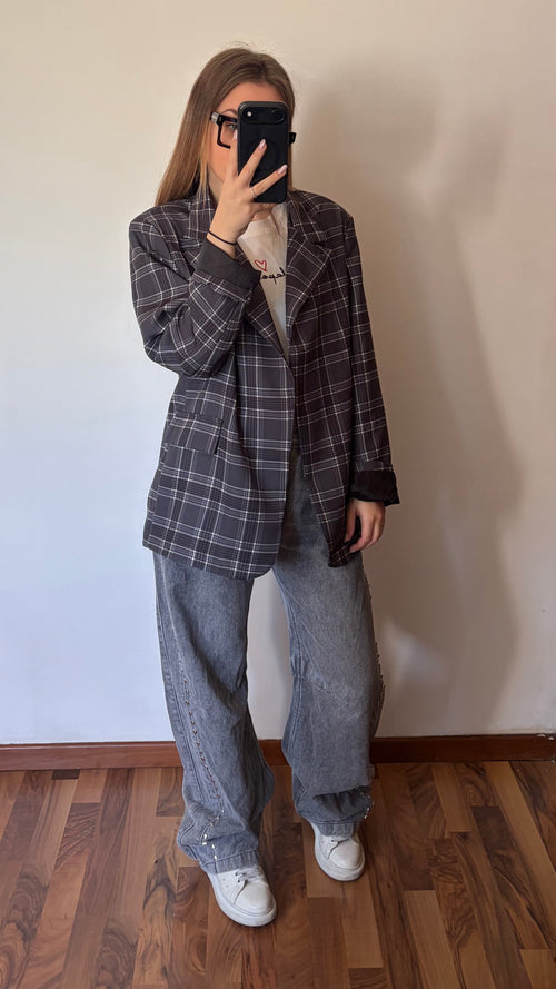 Blazer Oversize con bottone