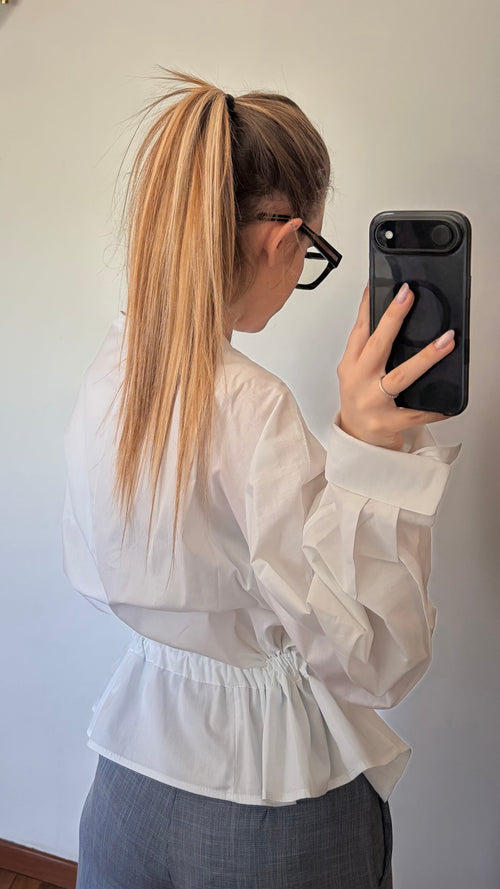 Camicia Doppia Vestibilità Bianca